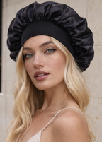 Bonnet de nuit en satin