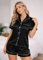 Ensemble de pyjama 2 pièces en satin