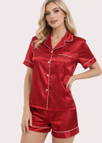 Ensemble de pyjama 2 pièces en satin