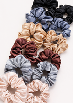 Lot de 12 chouchous en satin