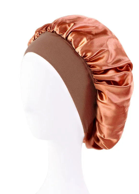 Bonnet de nuit en satin