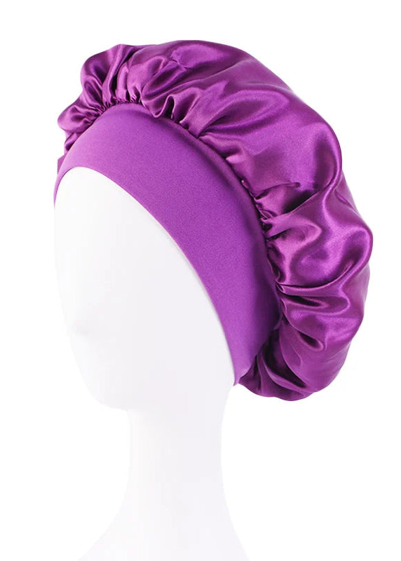 Bonnet de nuit en satin