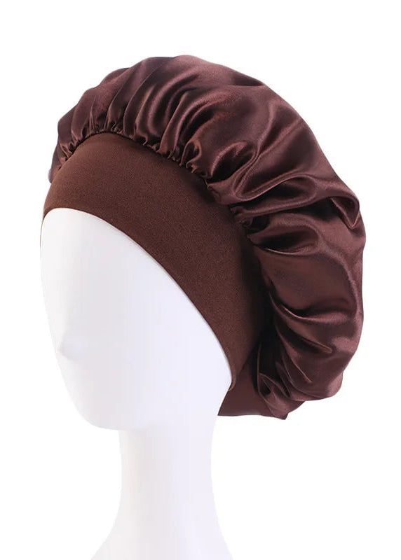 Bonnet de nuit en satin