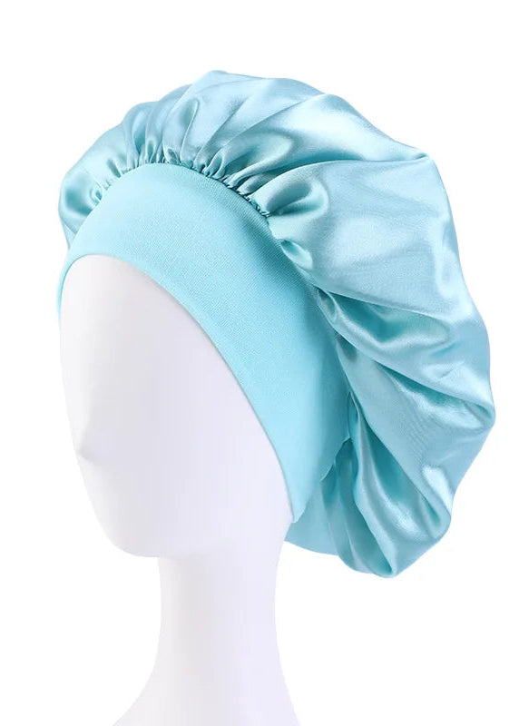 Bonnet de nuit en satin