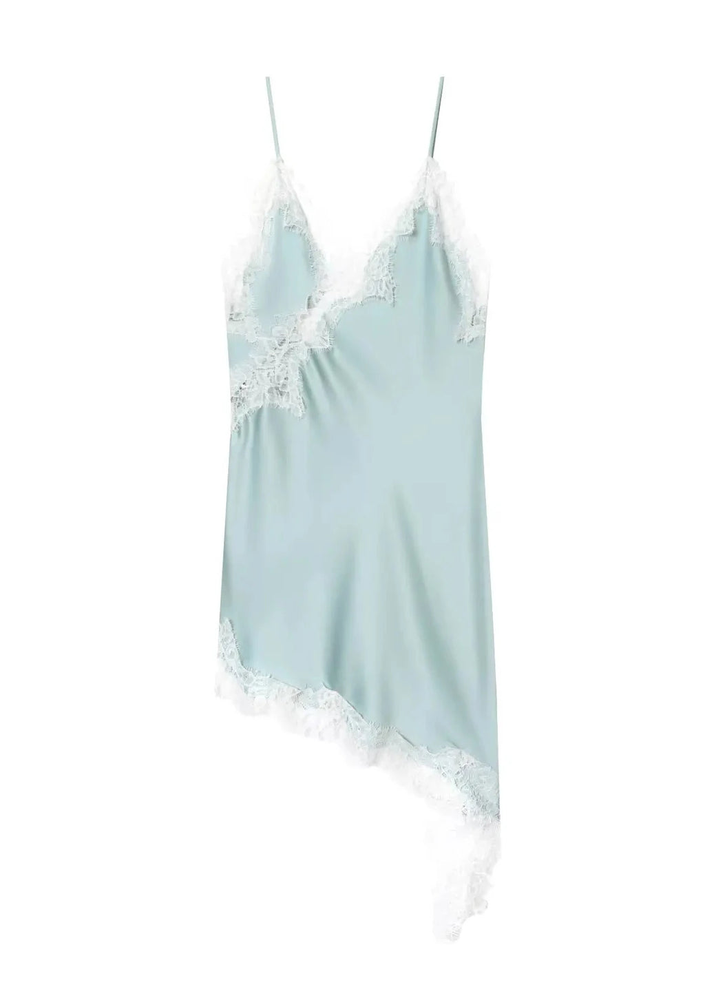 Robe asymétrique en satin