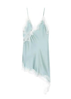 Robe asymétrique en satin