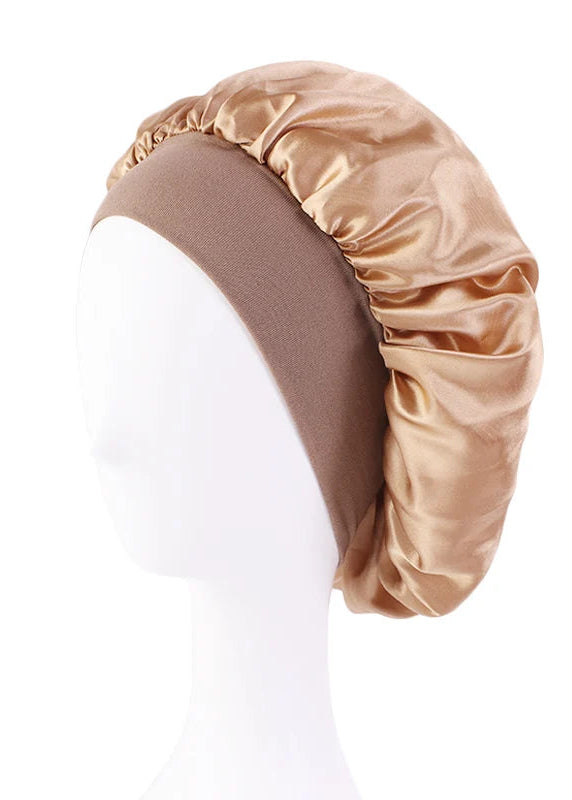 Bonnet de nuit en satin